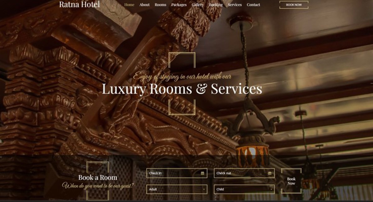 Website Design and Development for Resorts